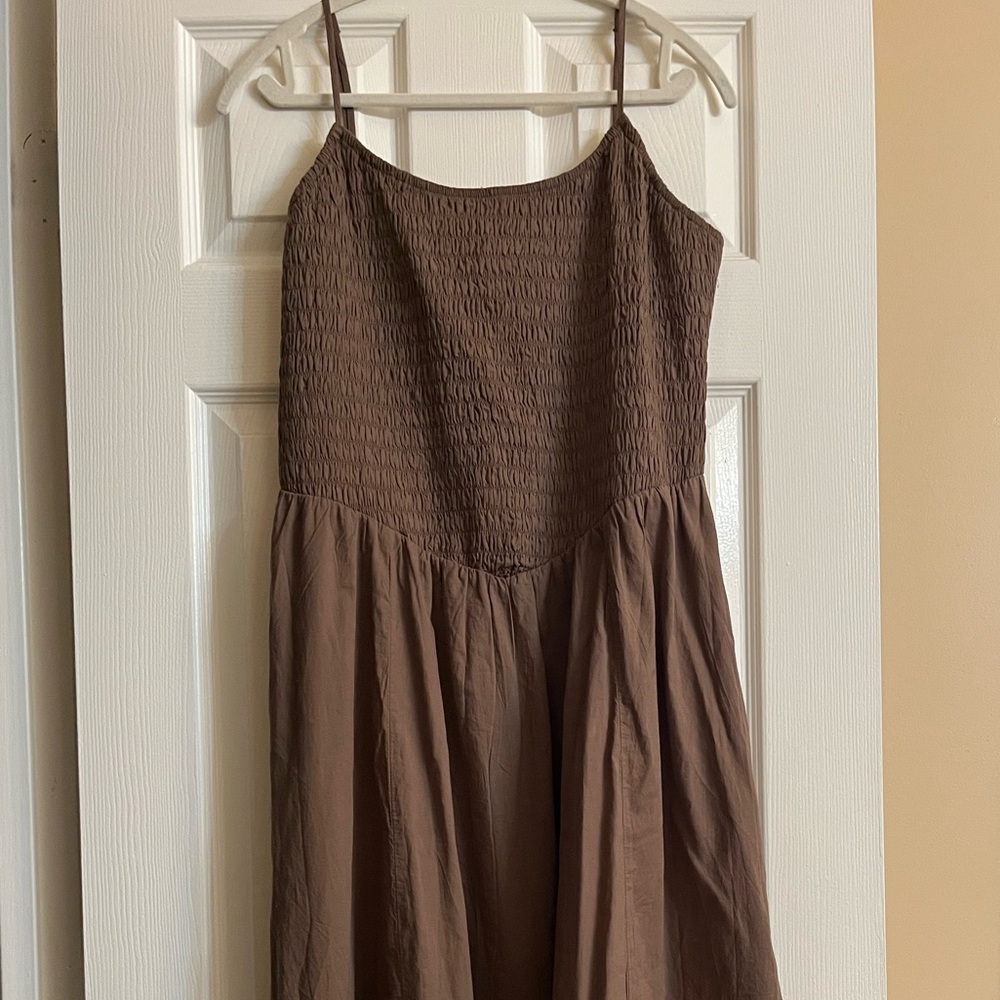 American Eagle Outfitters Brown Maxi Dress